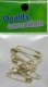 Safety Pins 28mm Gold