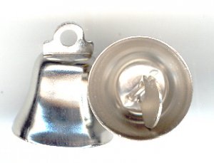 Silver True Bell 20 mm 20 piece bag