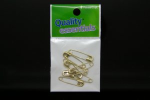 Safety Pins 28mm Gold