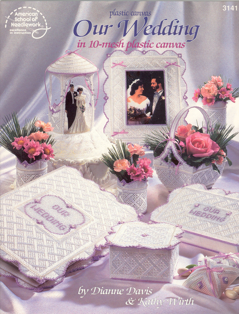 Plastic Canvas Our Wedding