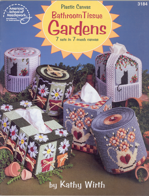 Plastic Canvas Bathroom Tissue Gardens