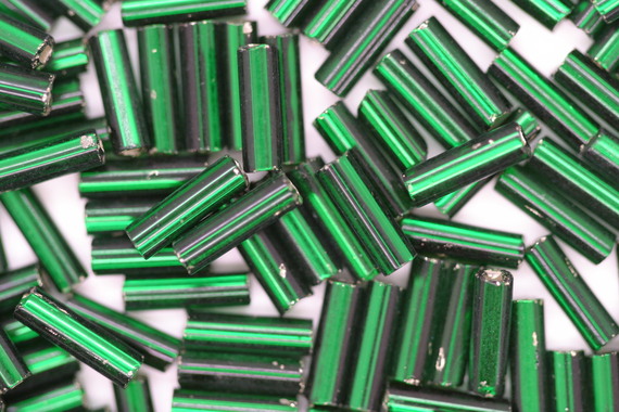 Czech Bugle, 3'R SL SH Emerald 500g Czech Bugle, 3'R SL SH Emerald 500g