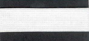 Knitted Elastic 20mm White