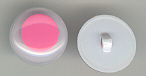 15mm Joggle Eye Sew On; Pink Pupil