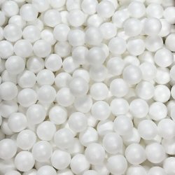 40mm White Polystyrene Foam Ball 100p - Click Image to Close