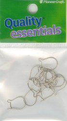 Kidney Ear Wire 15mm Nickel 14p - Click Image to Close