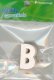 Set Small Alphabet (B)10 pack. Size 33x22mm
