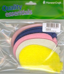 Felt Cut Out Large Balloon 10p - Click Image to Close