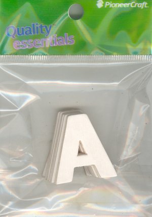 Set Small Alphabet (A)10 pack. Size 33x30mm
