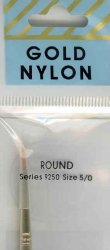Crafters Choice Gold Nylon Round 5/0 - Click Image to Close