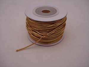 Metallic Elastic Cord 25y Spool