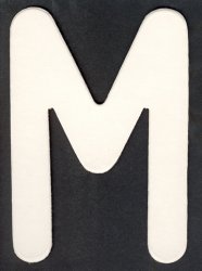 Upper Case Alphabet (M)1 piece - Click Image to Close