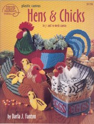 Plastic Canvas Hens & Chicks - Click Image to Close