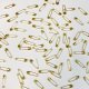 Safety Pins 19mm Gold