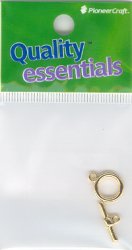 Round Toggle Clasp Gold 1p - Click Image to Close