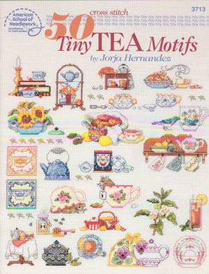 Cross Stitch 50 Tiny Tea Motifs