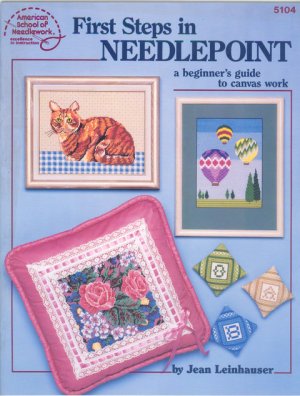 First Steps in Needlepoint a beginner's guide to canvas work