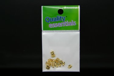 Earring Stud 6mm Gold - Click Image to Close