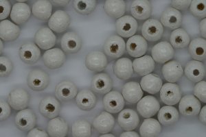 4mm W-Beads White