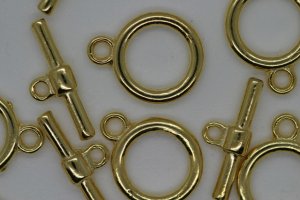 Toggle Clasp Gold 100p