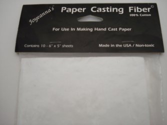 Paper Casting Fibre, 10 x 6"x 5" sheets - Click Image to Close