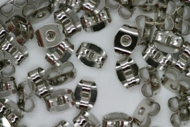 Earring Stud 6mm Nickel 100 pieces - Click Image to Close