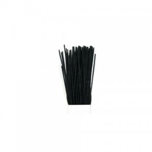 Chenille Sticks 3mm; Black 100p