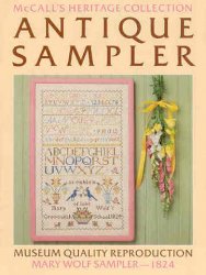 Mary Wolf Sampler - 1824: - Click Image to Close