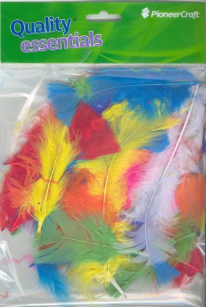 Turkey Feathers Assorted Mix 7grams