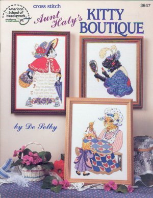 Cross Stitch Aunt Harty's Kitty Boutique