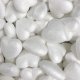 70mm White Polystyrene Foam Heart
