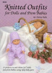 Knitted Outfits for Dolls and Prem Babies - Click Image to Close