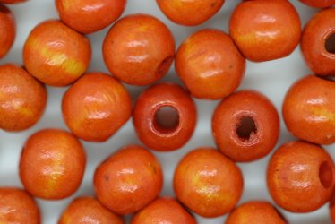 8mm W-Beads Orange - Click Image to Close