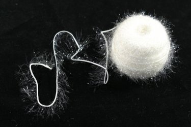 Fairy Sparkle Fibre White (Ball approx 100-120 grams) - Click Image to Close