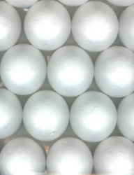 50mm Foam Balls carton of 1150 - Click Image to Close
