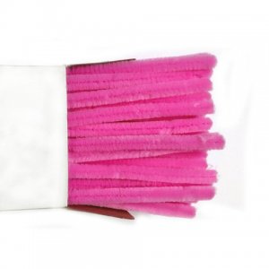 Chenille Sticks 12mm; Blossom Pink 100p