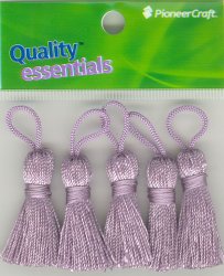 Tassels 35mm 38 Lilac - Click Image to Close