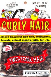 Maxi Curl Hair; Dark Brown/Sandy Blonde - Click Image to Close