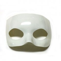 Mask Form ½ face plastic moulded - Click Image to Close