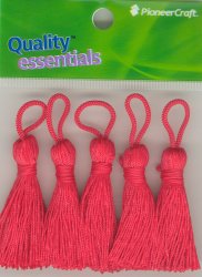 Tassels 35mm 30 Scarlet - Click Image to Close