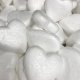 90mm White Polystyrene Foam Heart
