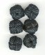 Turks Head Buttons, Black 3/4"(1.905cm), 6p