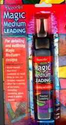 DecoArt Magic Medium Pewter Leading 2oz - Click Image to Close