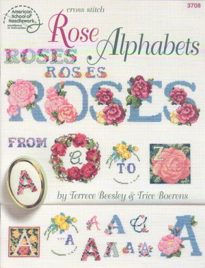 Cross Stitch Rose Alphabets