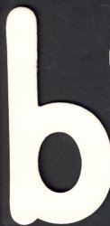 Lower Case Alphabet (b) 1 piece 6.5cm x 13.8cm - Click Image to Close