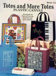 Plastic Canvas Totes and More Totes - Click Image to Close
