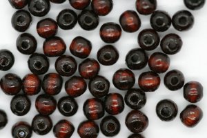 4mm W-Beads Brown