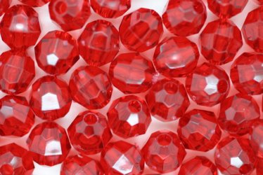 6mm Facet Tr Ruby 250g - Click Image to Close
