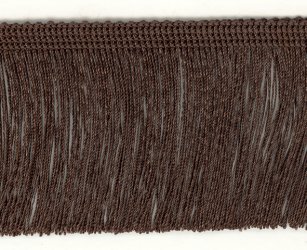 300mm Cut Fringe Brown - Click Image to Close