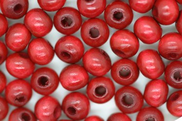 6mm W-Beads Red - Click Image to Close
